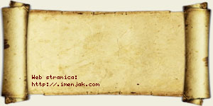 Hana Kalinić vizit kartica